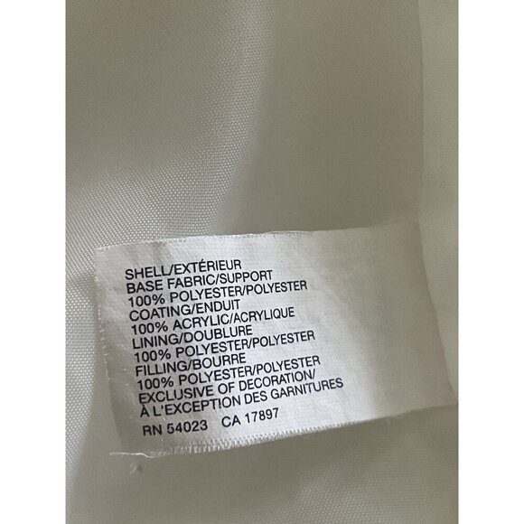 Gap White Puffer Vest Zipper Button Snap Cinch Waist Women’s Small - Picture 8 of 8